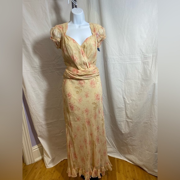 Ralph Lauren blue label pink Floral dress - Picture 1 of 4
